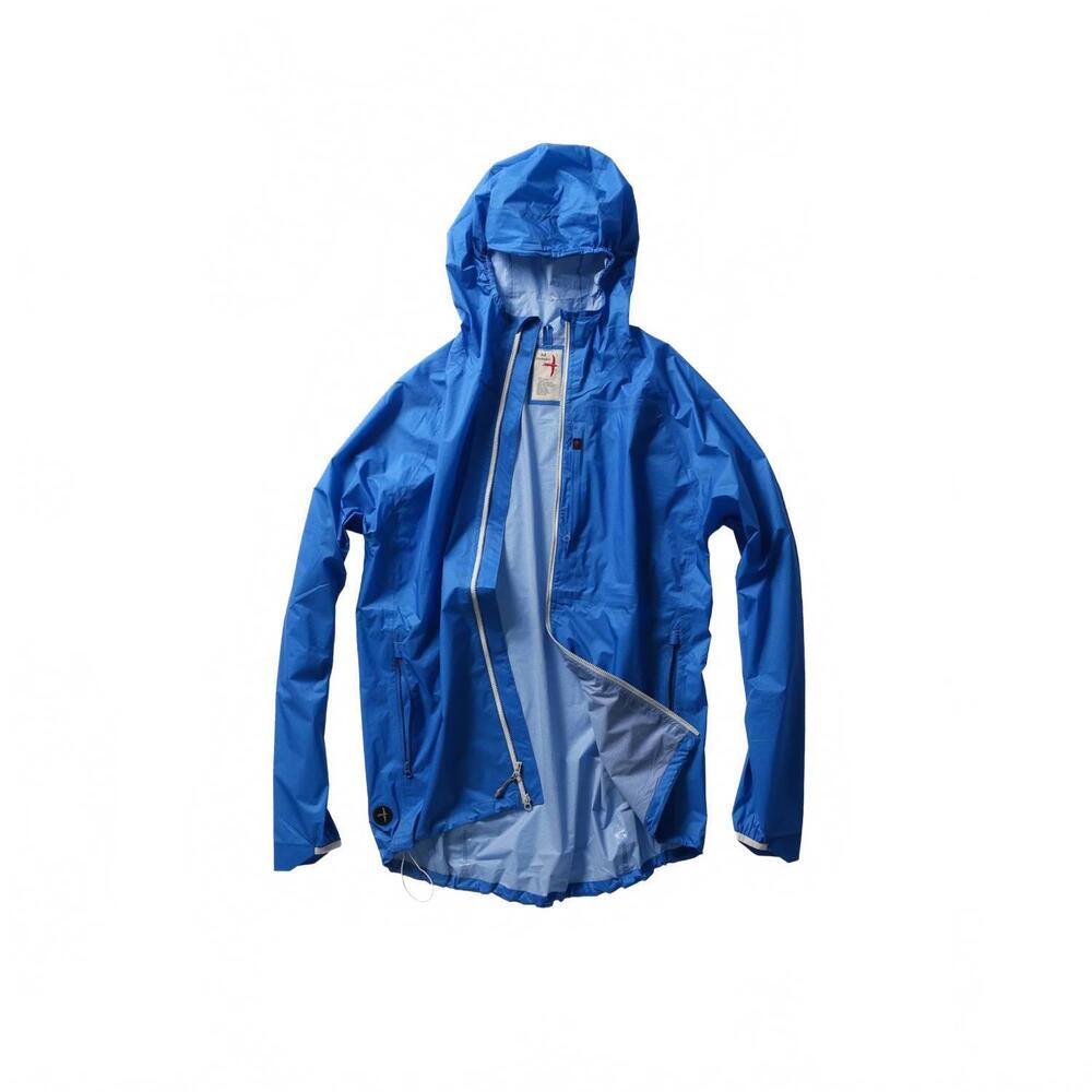 NEW RELWEN men's pac-away shell jacket in bright blue